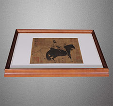 玉门书画装裱配框服务案例